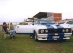 Having a picnic with his Cobra